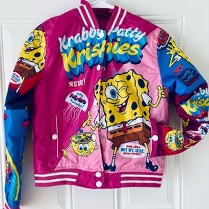 SpongeBob SquarePants Pink and Blue Jacket